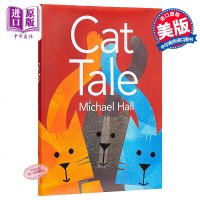 Michael Hall:猫的故事 Cat tale 精品绘本 探历奇 绘本故事书 3~6岁 精装 英文原版[中商