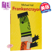 Michael Hall:弗兰肯蜡笔 FRANKENCRAYON 精品绘本 绘本故事书 蜡笔 3~6岁 精装 英文原