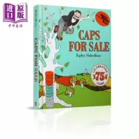 一个小贩,一些猴子和他们的猴子生意的故事 Monkeys 低幼童书 纸板书 绘本故事书 亲子绘本 3~6岁 英文原版