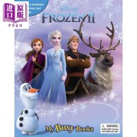 迪士尼玩具套装:冰雪奇缘2 My Busy Book : Disney Frozen 2 益智游戏书 礼品套装 玩具