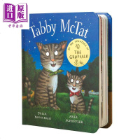 朱莉娅唐纳森:虎斑猫 Tabby McTat 纸板书 绘本图画书 人类与动物 友谊 0~3岁 英文原版[中商原版]商