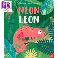 Jane Clarke:蜥蜴 Neon Leon 精品绘本 绘本故事书 独立阅读 互动图画书 附在线音频 7~12岁