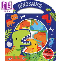 [99元选5本]MBI启蒙书:恐龙 Busy Windows:Dinosaurs 低幼启蒙 识物启蒙 韵律启蒙 纸板