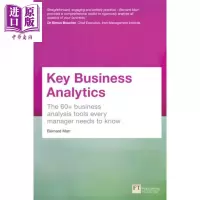 Key Business Analytics 英文原版 培生:关键商业分析 Bernard Marr[中商原版]商贸