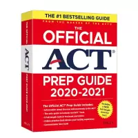 正版 2021 ACT官方指南 考试类原版书 备考act美国高考高中出国留学 大学入学考试书籍 在线模拟试题 英语数