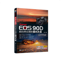 正版 Canon EOS 90D数码单反摄影技巧大全 摄影入爱好者的佳能90D教程 摄影构图 用光以及人像与风光等
