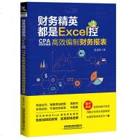 正版 财务精英都是Excel控:CPA手把手教你gao效编制财务报表财务Excel 资产负债表 利润表 现金流量表