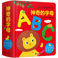 神奇字母书 幼儿有趣的创意学习 0-3-6岁宝宝书籍早教启蒙翻翻看 ABC绘本 儿童认知翻翻书 婴儿图书3D立体洞洞