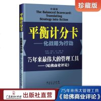 平衡计分卡:化战略为行动 图解企业经营组织战略地图绩效管理系统 企业绩效管理学战略执行力案例 衡量指标和目标值的绩效