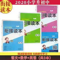 20新版小学升初中衔接读本语文数学英语全套3本通用小升初教材暑假大串联预科班起跑线暑期作业提高班分班考试卷练习课外知