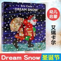 正版 DreamSnow圣诞节艾瑞卡尔 低幼认知翻翻书启蒙绘本图画本英文原版幼儿童入纸板翻翻书圣诞节庆绘本幼儿启蒙