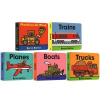正版 交通工具5册 Trucks/Trains/Planes/Boats/Machines给孩子的交通工具小百科情境
