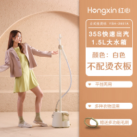 红心(HONGXIN)挂烫机家用熨烫机熨斗小型宿舍立式手持蒸汽电熨斗熨衣服 米色