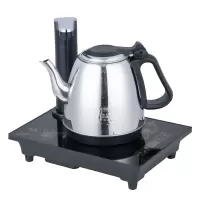 全自动上水电热烧水壶泡茶专用茶具套装抽水家用茶台一体电磁茶炉 手动旋转单炉
