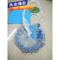 子超手抛网渔网甩网飞盘手抛网鱼网捕鱼手撒网易抛小网抓鱼