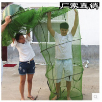 怡聪超大鱼护 特大渔护不锈钢加固涂胶鱼户 渔网 鱼网兜