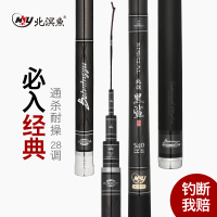 北溟黑鲨二代钓鱼竿5.4米鱼竿8.1米台钓竿28调超轻超硬鲤鱼竿手竿