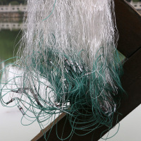 粘网三层沉网尼龙加粗手工鱼网耐用鲫鱼大鱼丝网