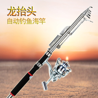 龙抬头自动钓鱼竿高灵敏弹簧竿海杆海竿抛竿套装特价海竿套装
