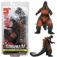 NECA燃烧红莲哥斯拉Godzilla1995年版怪兽玩偶手办模型玩具