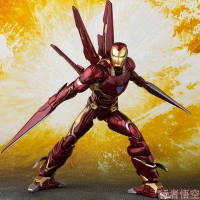 SHF钢铁侠mk50复仇者联盟4纳米战甲武器可动人偶手办模型机甲玩具