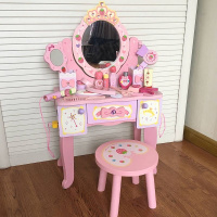 儿童梳妆台化妆台理玩具女孩公主过家家套装化妆盒女童3-5-7岁
