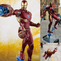 复仇者联盟4SHF钢铁人模型MK50侠手办玩具关节可动周边摆件玩偶