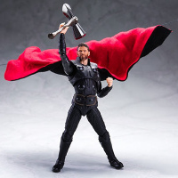 复仇者联盟4钢铁侠蜘蛛侠雷神美队绿巨人可动模型手办玩具人偶SHF