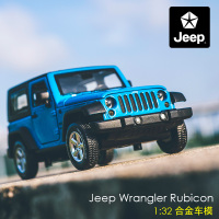吉普牧马人Jeep合金车模1:32仿真汽车模型合金儿童回力玩具小汽车