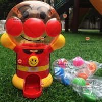 在途面包超人迷你扭蛋糖果小型家用游戏机滚球公仔玩具