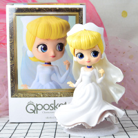 Q posket 迪士尼公主 婚纱灰姑娘 辛德瑞拉 手办模型蛋糕摆件玩具