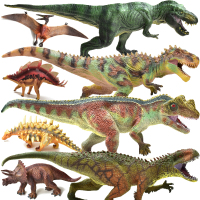 恐龙玩具塑胶仿真动物模型套装实心儿童男孩翼龙侏罗纪霸王龙