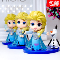 冰雪奇缘 艾莎女王 爱莎公主手办玩具模型摆件女蛋糕烘培装饰