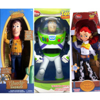 玩具总动员4巴斯光年说话弹翅膀胡迪警长抱抱龙翠丝可动人偶