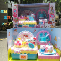 生日蛋糕Hello kitty玩具KT猫凯蒂猫公仔下午茶套装女孩生日
