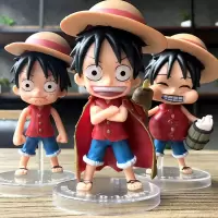 海贼王模型玩偶路飞公仔手办摆件创意生日送男生蛋糕烘焙装饰