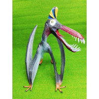 大号软体恐龙模型无齿翼龙翼手龙男孩儿童认知玩具模型