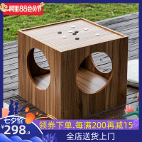 棋盘桌中国象棋围棋桌双面小方桌炕桌家用矮低坐地日式飘窗台桌子