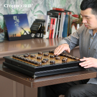 绮路中国高档象棋紫光檀棋子复古棋桌棋墩飘窗桌套装新中式软装