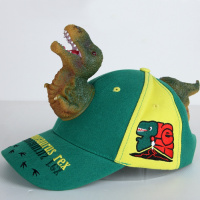 长隆创意立体动物霸王龙棒球帽恐龙帽子亲子儿童帽抖音网红配饰帽