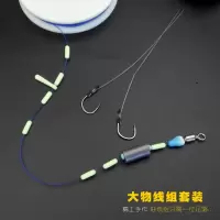 主攻水库黑坑大物巨物绑好全套线组 钓鲤青鲟主线子线成品套装
