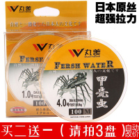 原丝丸美正品甲壳虫道系尼龙线100米主线子线超强拉力钓鱼线