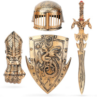 光玩具儿童弓箭宝剑盾牌组合武器套装吸盘式仿真射击箭体育玩具