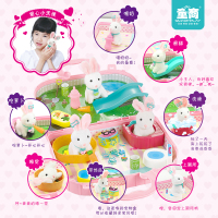 手提包女孩过家家养成屋儿童生日35岁电子萌宠物屋女童玩具