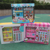 儿童会说话的自动售货机饮料机投币仿真超市套装36岁过家家玩具