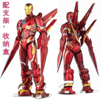 复仇者联盟4关节可动SHF合金武器版钢铁人MK50手办侠模型玩具套装