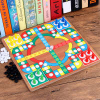 飞行棋 五子棋二合一棋3456岁小学生桌面游戏幼儿童玩具棋