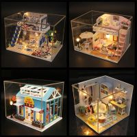 diy小屋手工制作模型别墅拼装创意生日女孩公主房子儿童玩具