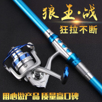 狼战鱼竿海竿套装碳素超硬远投竿抛竿甩杆海杆海钓竿全套