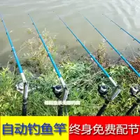 自动钓鱼竿弹簧竿海竿自弹式抛竿新款终身免费维修